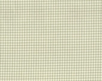 96"L Rod Pocket Curtain Panels (Pair) in Seafoam Green Gingham, Unlined and No Header