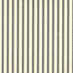 84" Tab Top Curtain Panels, French Country Brindle Gray Ticking Stripe, Lined