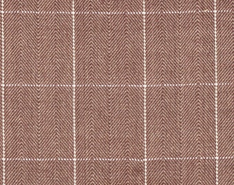 84" Tab Top Curtain Panels, Copley Square Mink Brown Woven, Unlined