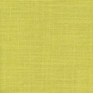 May include: A solid green fabric with a subtle woven texture. The fabric has a slightly rough, linen-like feel.