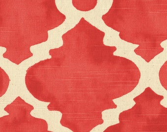 72" Unlined Shower Curtain, Madrid Salmon Spanish Tile