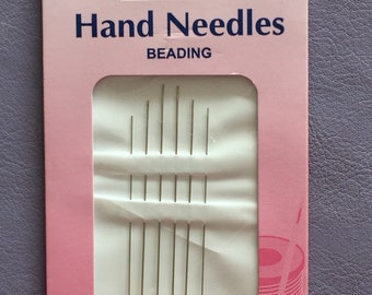 Hemline Hand Needles Beading Qty 6 taglia 10-15