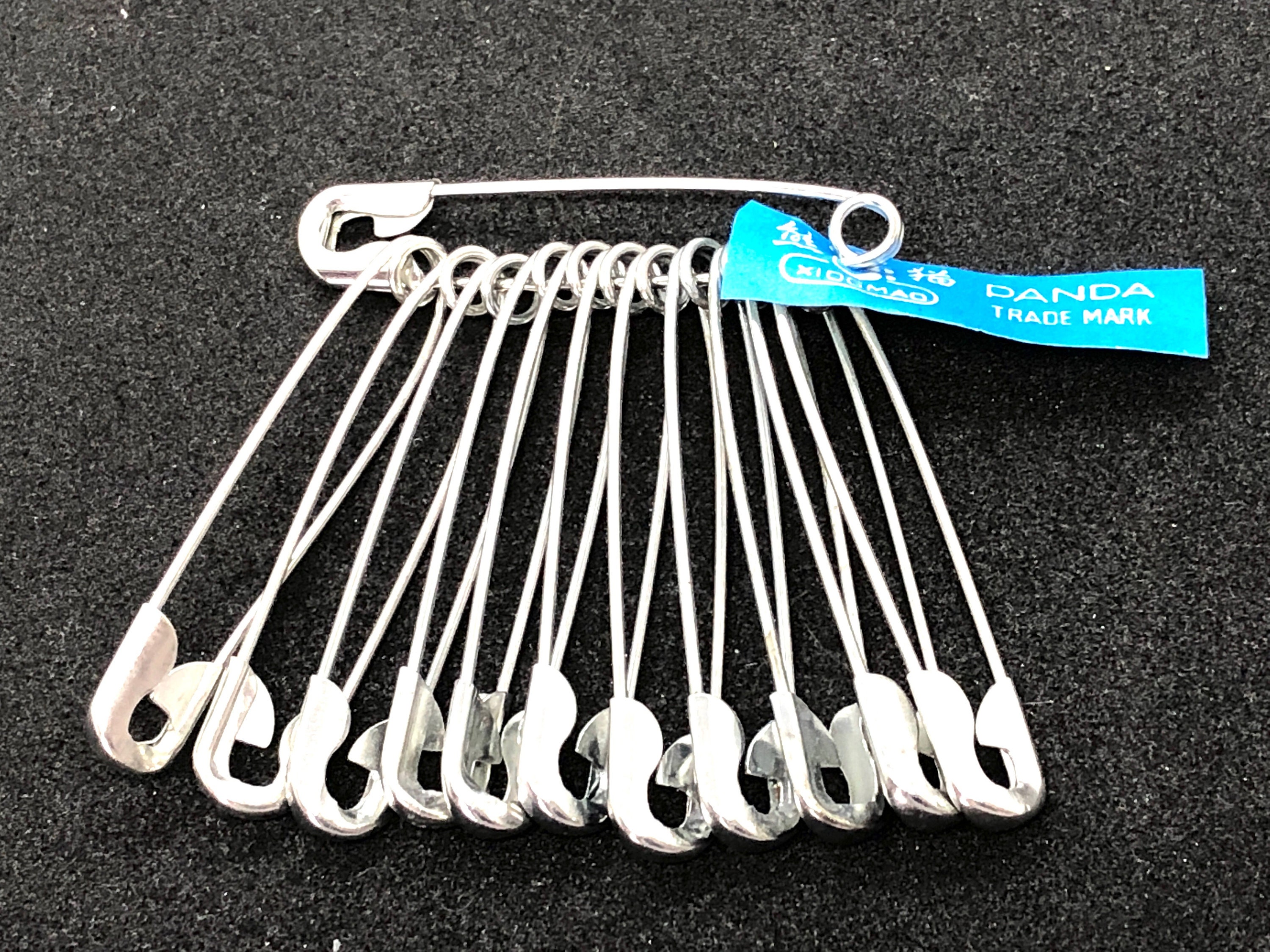 Pack of 12 Metal Safety Pins for Quilting Sewing Etsy UK