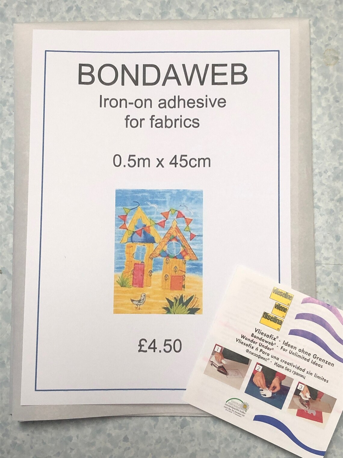 Vilene Bondaweb 0.5m X 45cm Crafting, Patchwork, Sewing, Appliqué Etsy UK