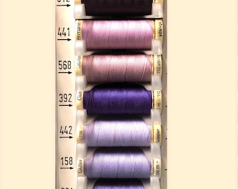 Hilo Gutermann PÚRPURA 100 m (110 yardas) para coser todo tipo de prendas - 100% poliéster - varios colores