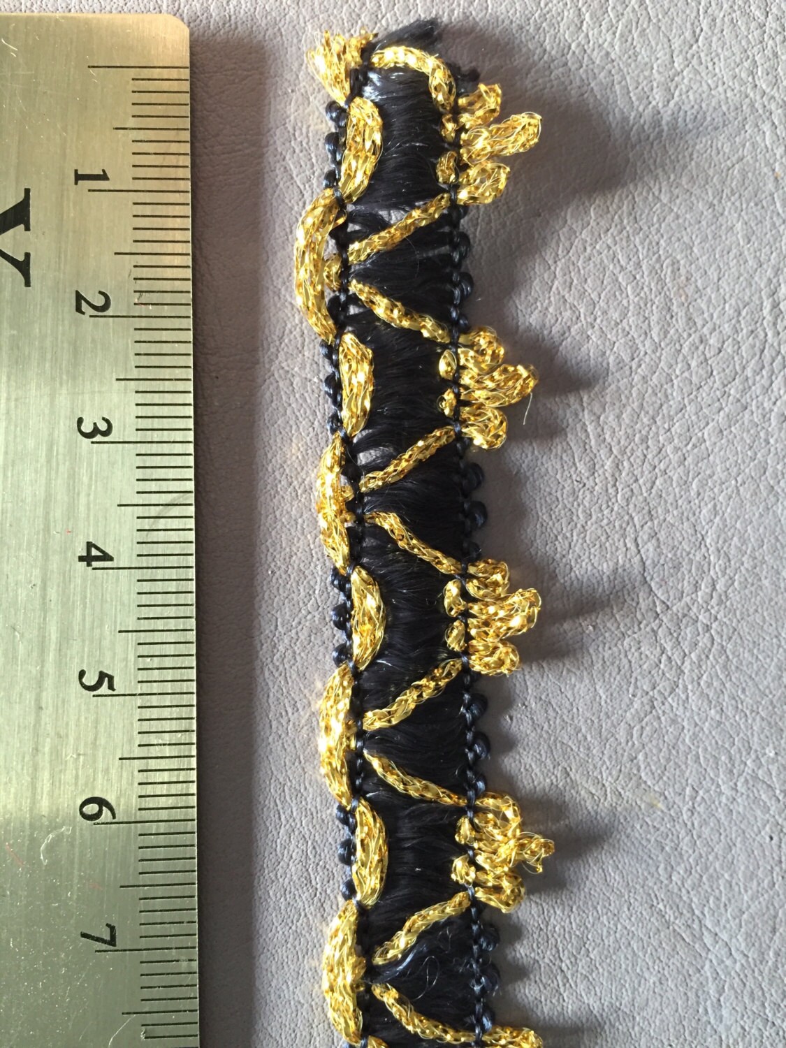 Navy/gold Ribbon Braid Trim Etsy UK
