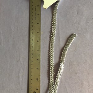 Silver Brocade Edge Ribbon Braid Trim - Etsy
