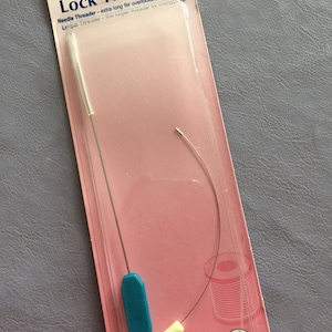 Saum 2 Stück Lock Threader für Nähmaschinen und Overlockers - blau