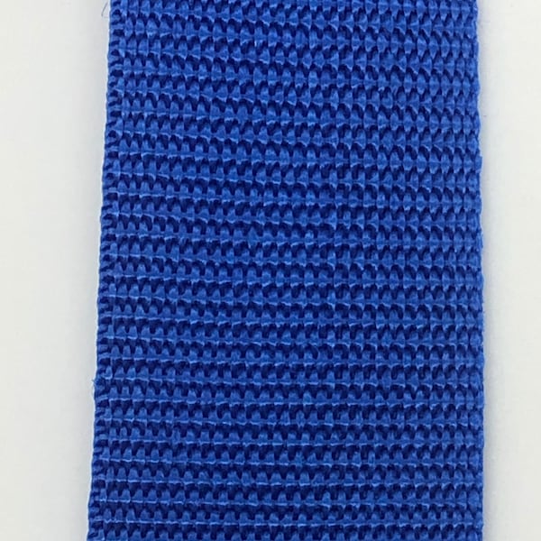 Blue Woven Tape 37mm/1.5" Polyester - good quality - fast shipping