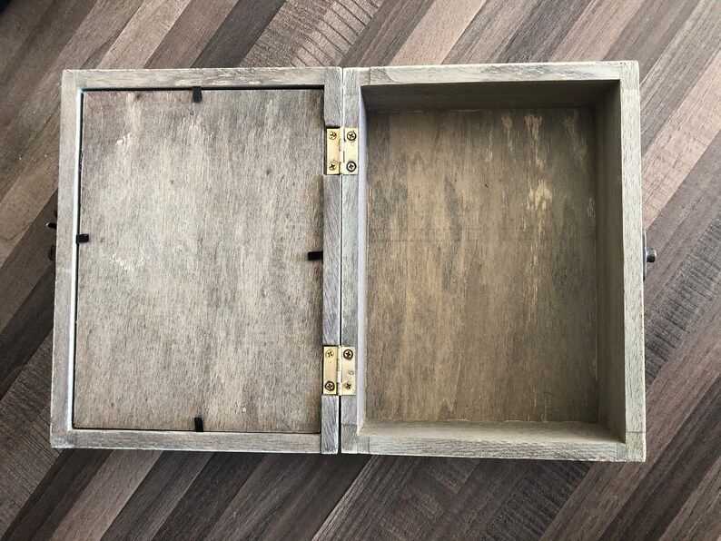 Sewing and Crafts Gift Box Small Wooden With Glass Lid Etsy