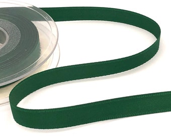 Cinta de poliéster verde de la botella, recorte 12mm