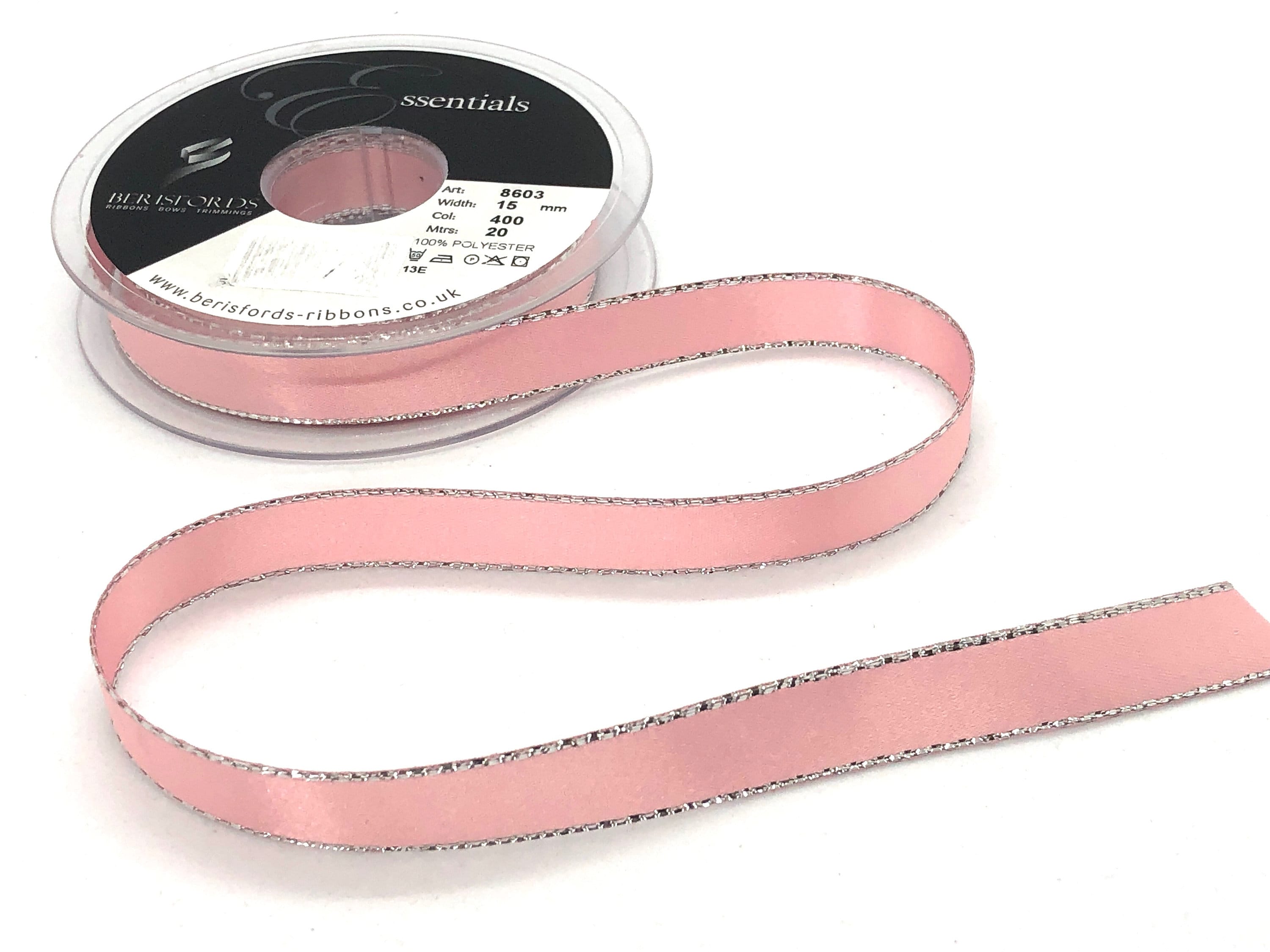 Ribbon 1 inch Ballerina Pink Ribbons for Crafts Gift Ribbon Satin Pink 1  inch Satin Ribbon Single Face Satin Ribbon Decorative Solid Ribbon Roll 1  in
