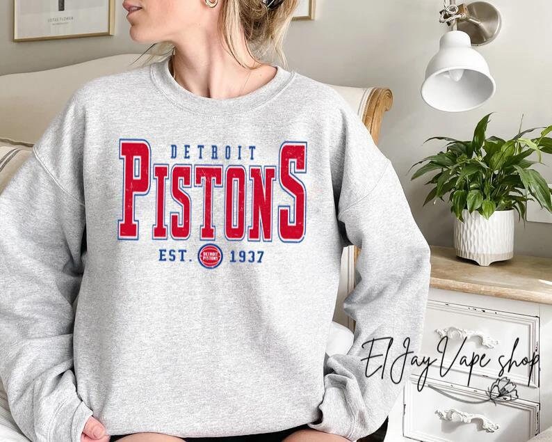 Detroit Piston, Vintage Detroit Piston Sweatshirt tshirt, Detroit