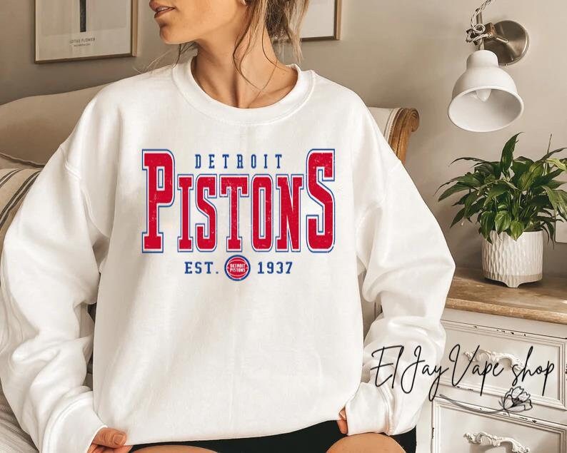 Detroit Piston, Vintage Detroit Piston Sweatshirt tshirt, Detroit