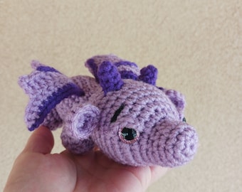 Adopt a Dragon, baby dragon hatchling, Dragon Amigurumi, Custom Dragon Plush toy, crochet dragon, stuffed dragon