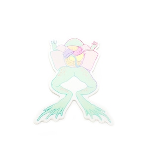 Dissection Vinyl Sticker - dissected frog, dissected pig, dissected rat, science sticker, biology, animal science gift, animal anatomy image 4