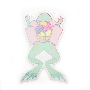 Dissection Vinyl Sticker - dissected frog, dissected pig, dissected rat, science sticker, biology, animal science gift, animal anatomy image 7