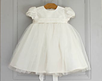 Christening Dress - Baptism Dress - Blessing Dress - Christening Gown - Baptism Gown - Blessing Gown - Girls Baptism Outfit - Princess Dress