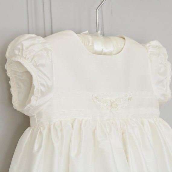 silk christening gown