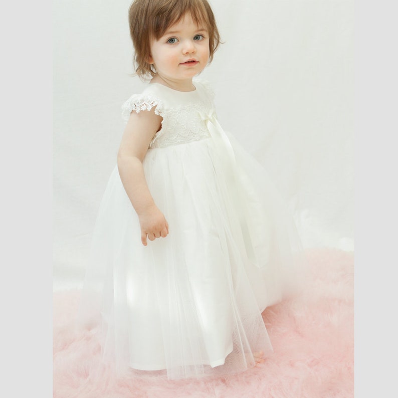 Baptism Dress Christening Dress Lace Baptism Dress Etsy