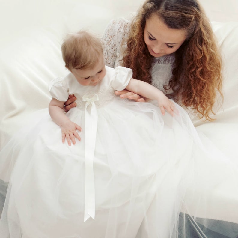 Christening Gown Lola Baptism Gown Christening Dress Etsy UK