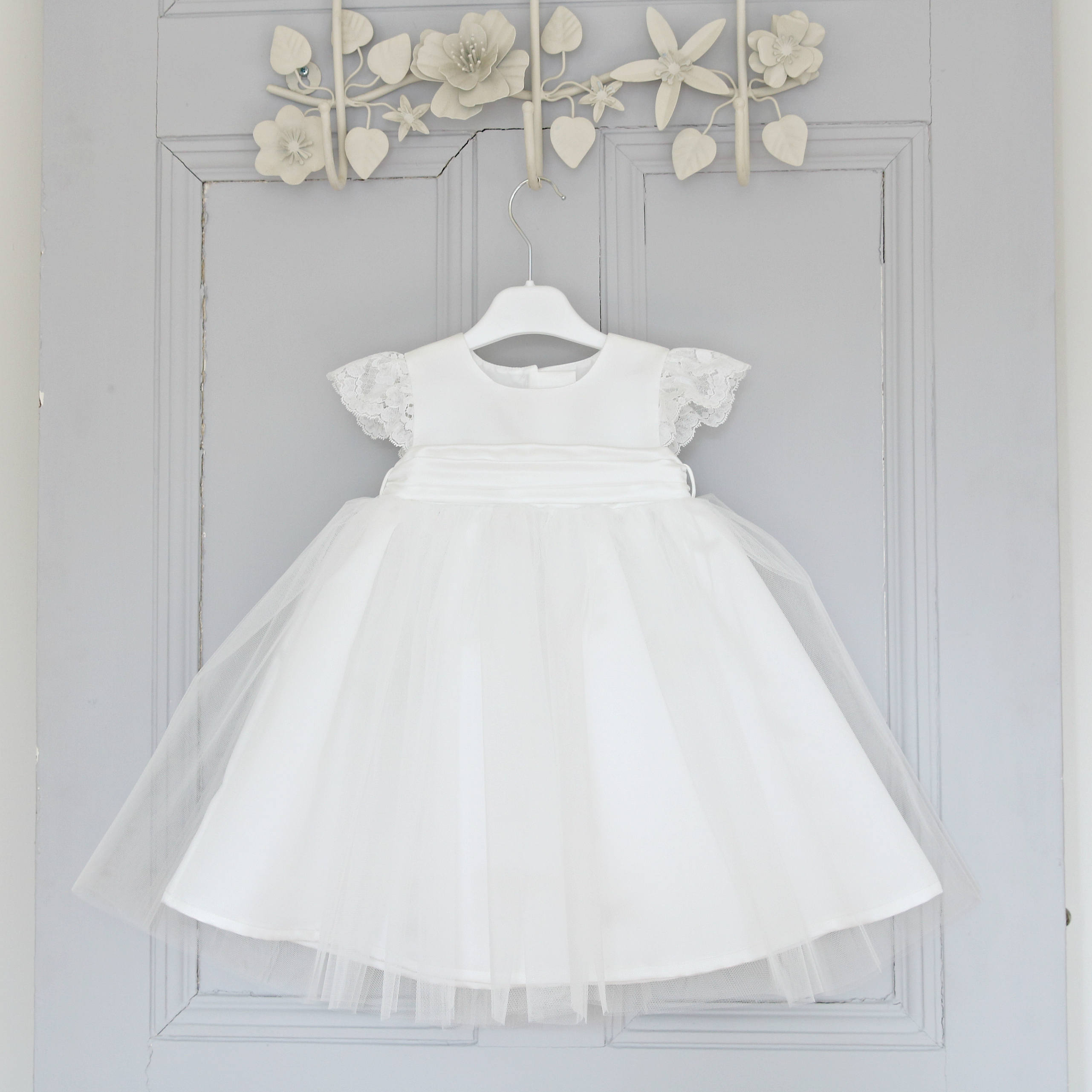 blessing with bloomers The Amy Dress for baby christening baptism