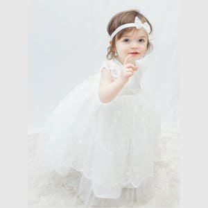Baby Girls Christening Dress - Lace Christening Dress - Baptism Dress - Baby Baptism Dress - Baby Blessing Dress - Christening Dress Ava