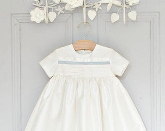 Christening Gown 'Jack' / Silk Baptism Gown / Adore Baby / Boys Christening outfit / Blessing gown / Boys Baptism Outfit / 100% Silk