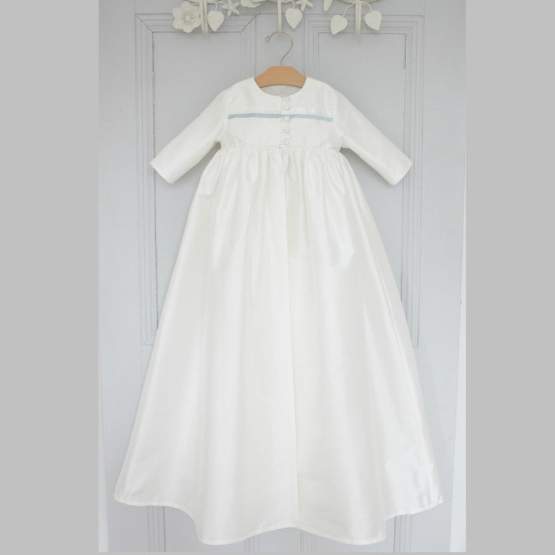 Christening Gown Coat Christening Coat Baptism coat Baptism gown Christening Gown Echo Christening Coat image 4