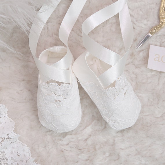 Christening Booties Christening Shoes Baptism Shoes Baby | Etsy