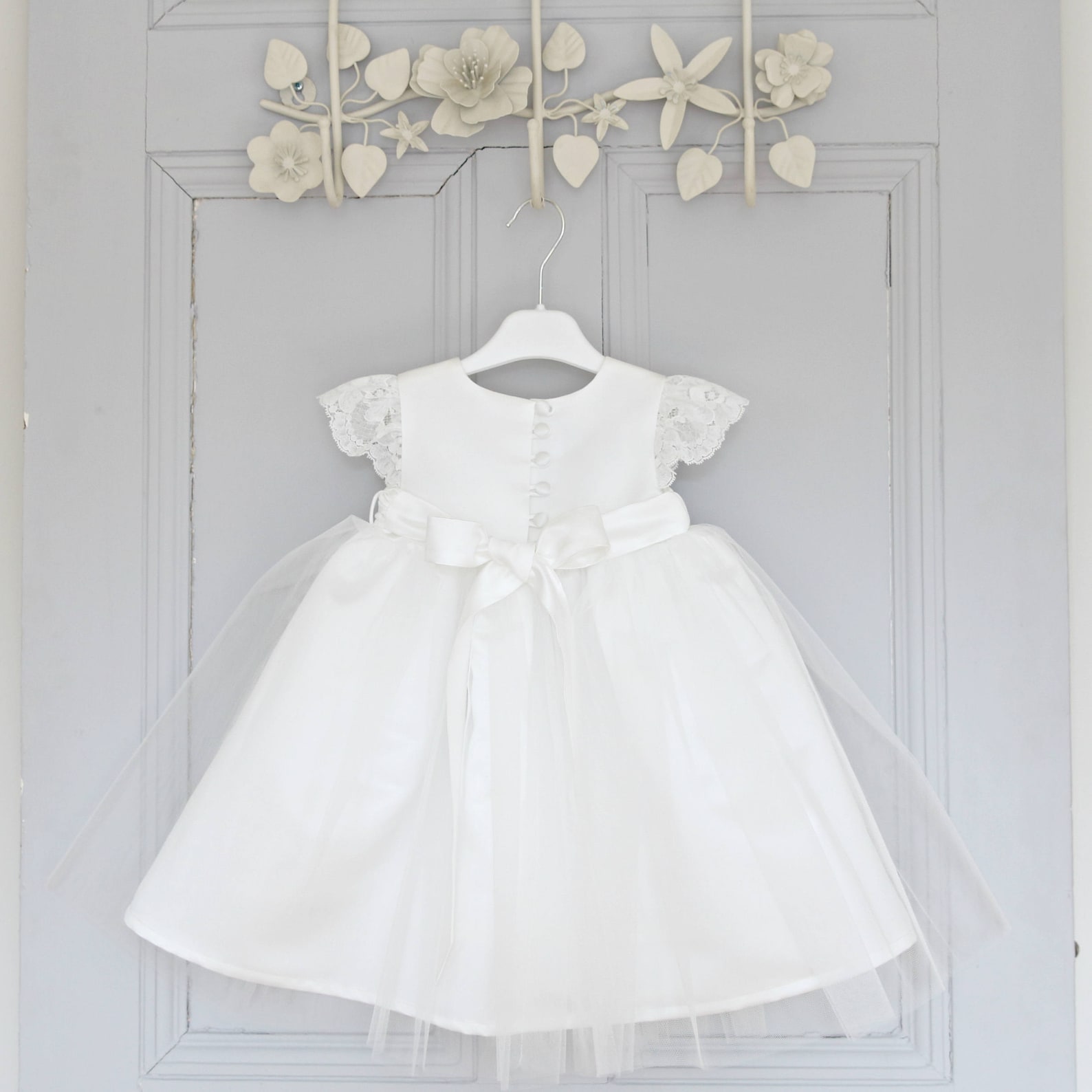 Christening Dress Baptism Dress Baby Girl Baptism Dress Etsy