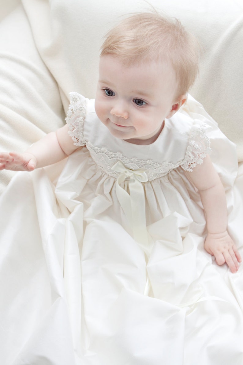 Christening Gown Lucy Baptism Gown Baptism Dress Girls Etsy