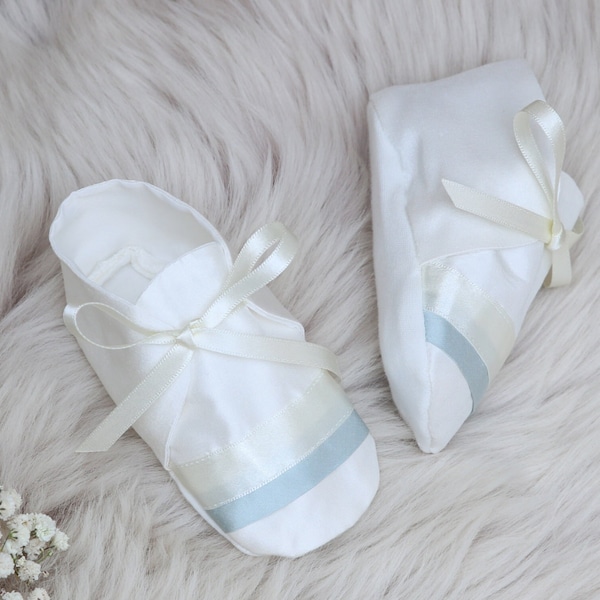 Jack Christening Booties - Boys Baptism Shoes - Christening Shoes