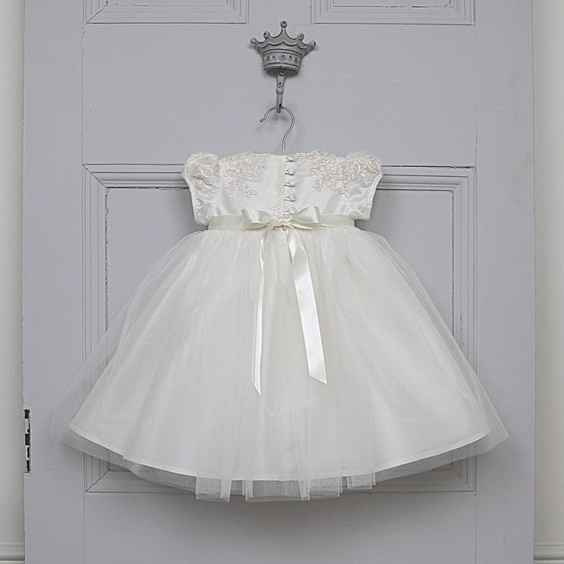 tulle christening dress