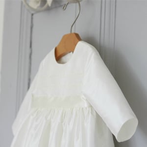 Unisex Long Sleeved Christening Gown &#39;Venice&#39; by Adore Baby/Winter Baptism Gown/Boys Christening Gown/Girls Christening Gown/Blessing Gown
