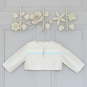 Harry Christening Jacket. Baby Boy Baptism Outfit.