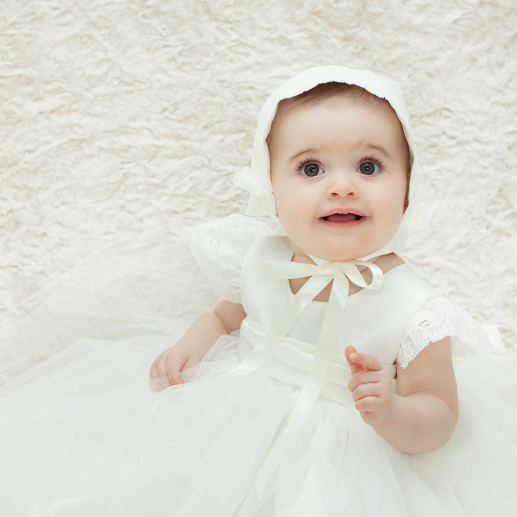 Christening Dress Baptism Dress Baby Girl Baptism Dress Etsy UK
