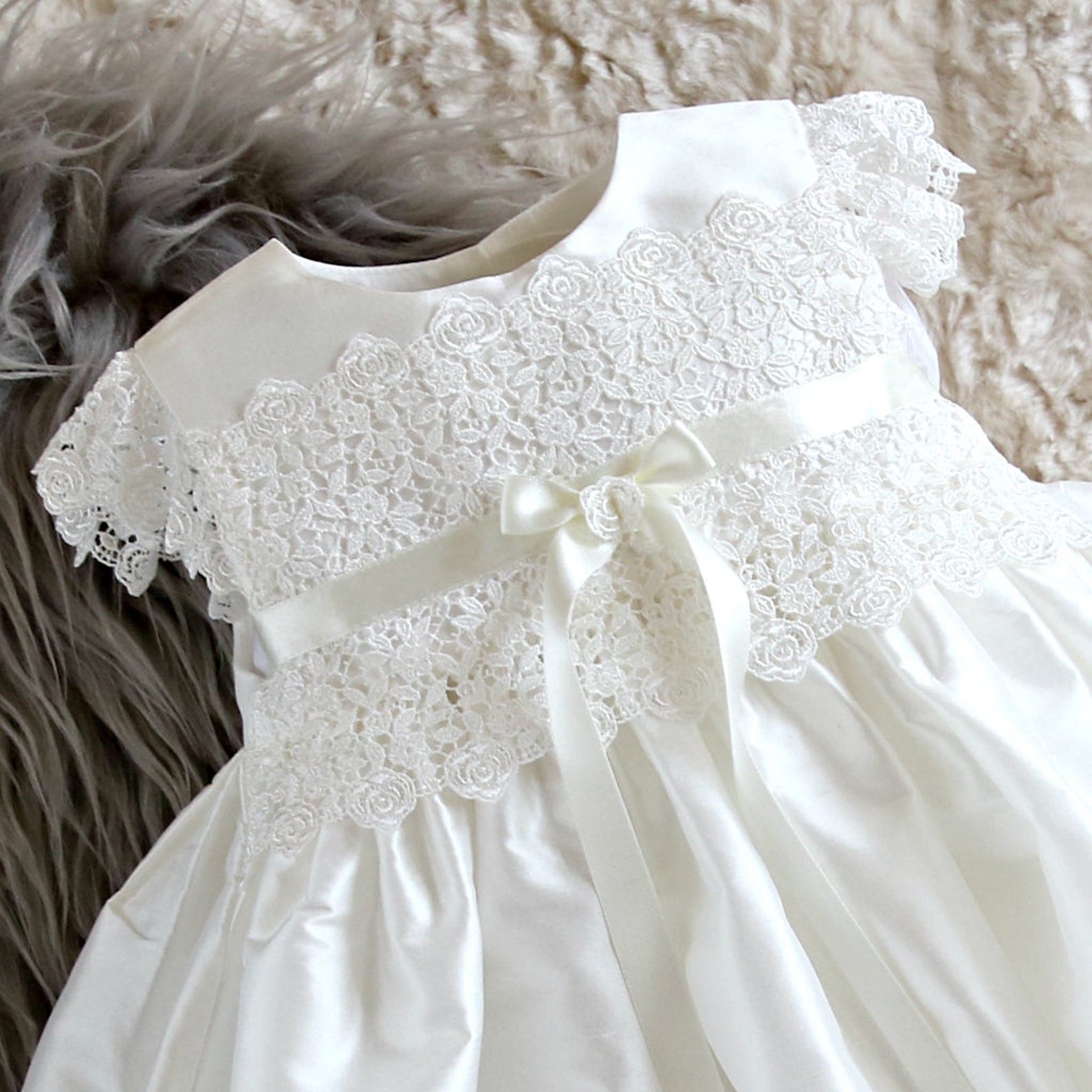 Rachel Girls Baptism Dress and Christening Dress and Etsy