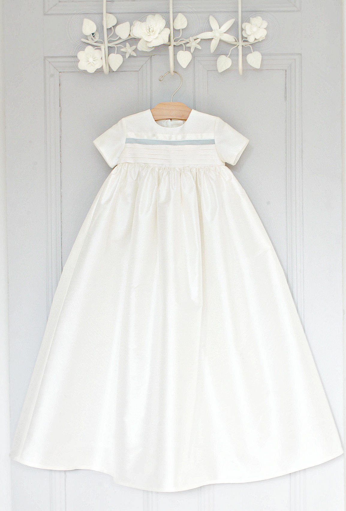 Silk baptism store gown