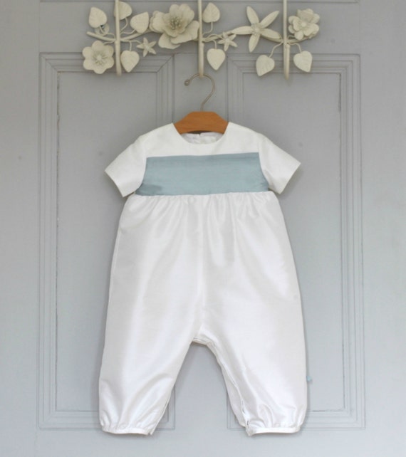 baptism romper boy