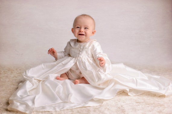 christening gown coat