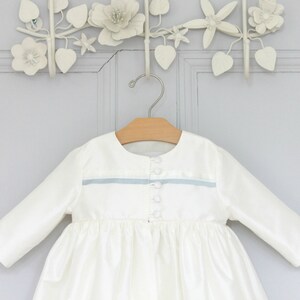 Christening Gown Coat Christening Coat Baptism coat Baptism gown Christening Gown Echo Christening Coat image 3