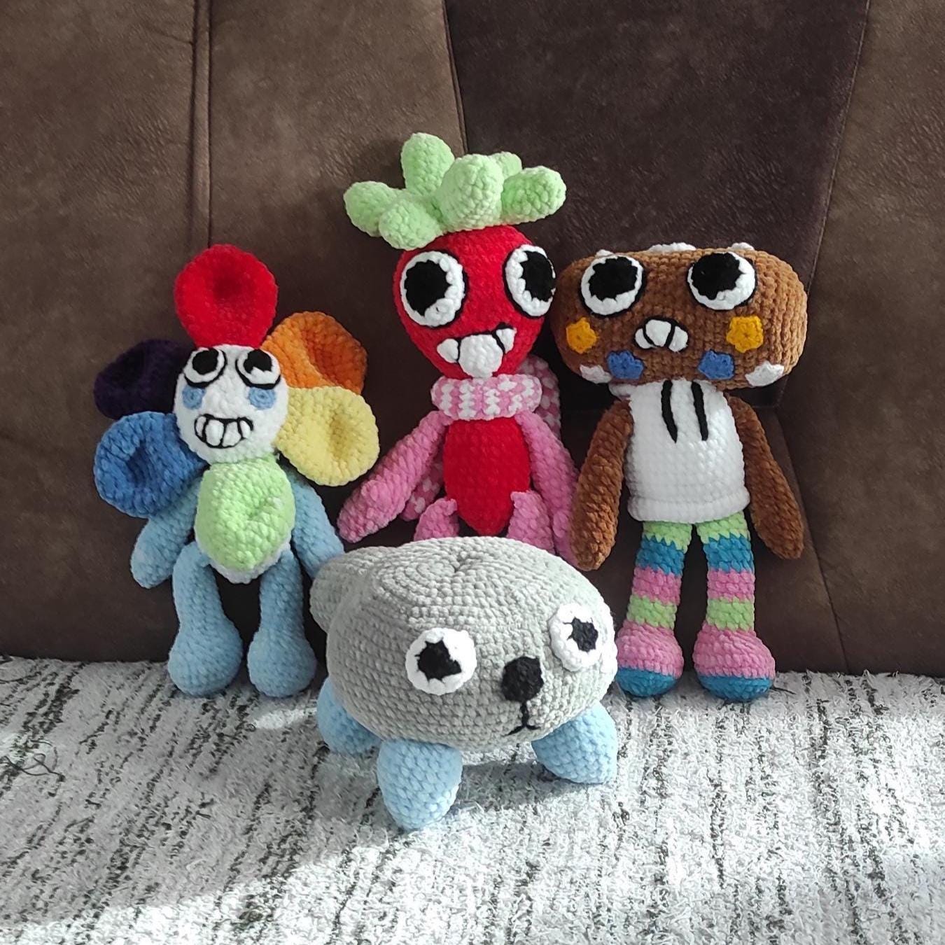 Dandys World Crochet Pattern 4-in-1: Toons Plushies (PDF Pattern) - Etsy