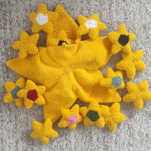 Crochet star memory game | Amigurumi PDF Pattern