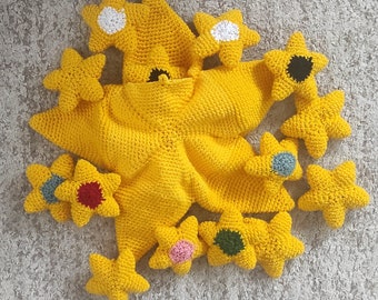Crochet star memory game | Amigurumi PDF Pattern