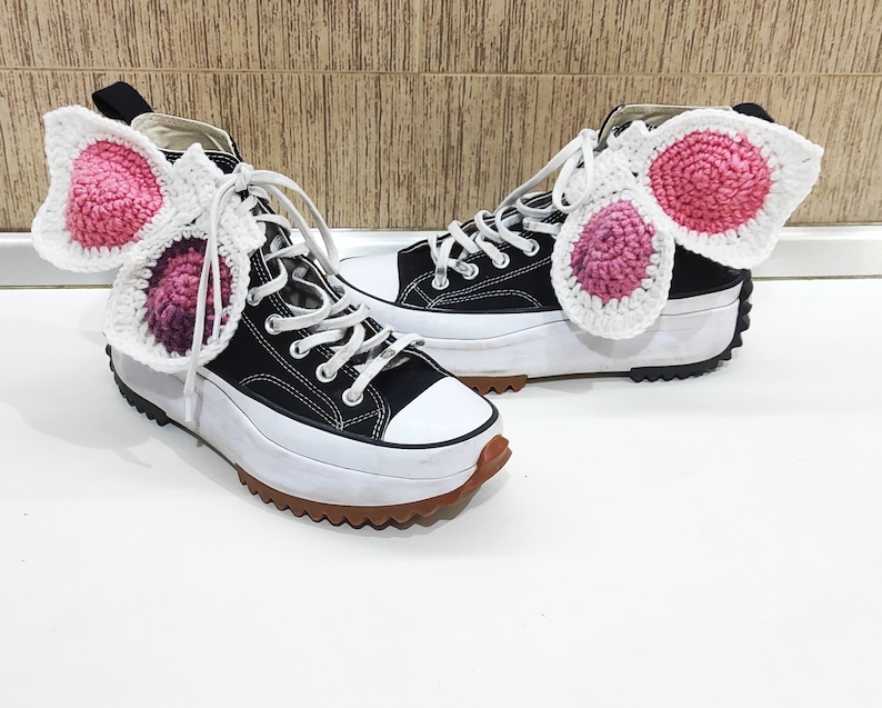 Butterflay Shoe Wing Crochet Pattern, Shoe Wings PDF Crochet Shoe Wings ...