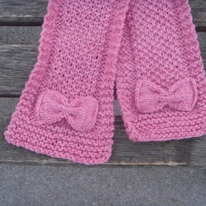 Easy Knit Loop Scarf PATTERN: Child & Adult Sizes (PDF Pattern)