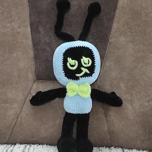 Vee Plush Toy Crochet Pattern - Dandy&#39;s World Amigurumi PDF, Game-Inspired Plush DIY, BNMByo Design