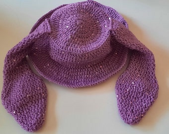 Bunny bucket hat pattern only crochet pattern