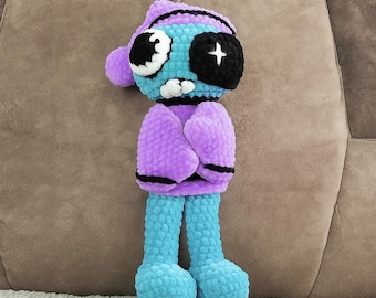 Schema all'uncinetto per peluche Astro: Amigurumi di Dandy's World (download PDF, termini USA)
